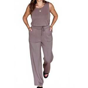 NEW RAE MODE marissa modal jumpsuit in mocha